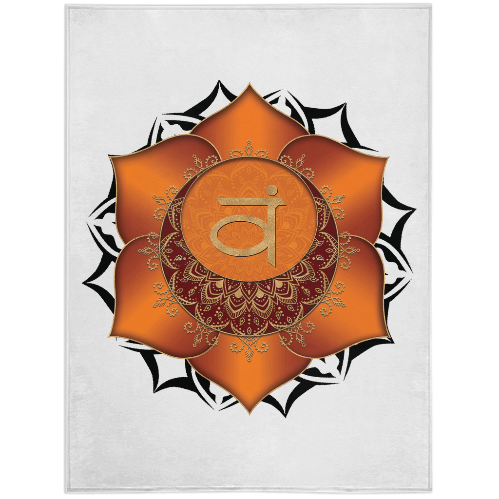 Sacral Chakra Minky Blanket