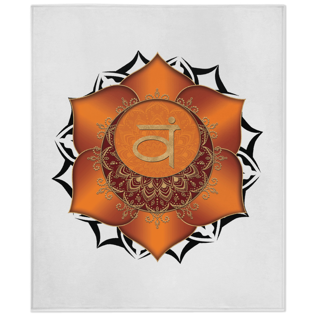 Sacral Chakra Minky Blanket