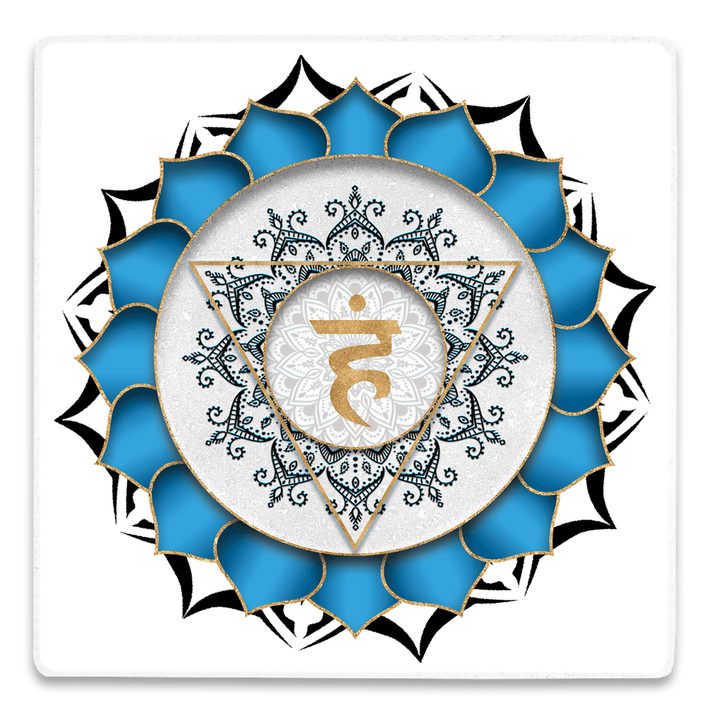 Throat Chakra Acrylic Magnet