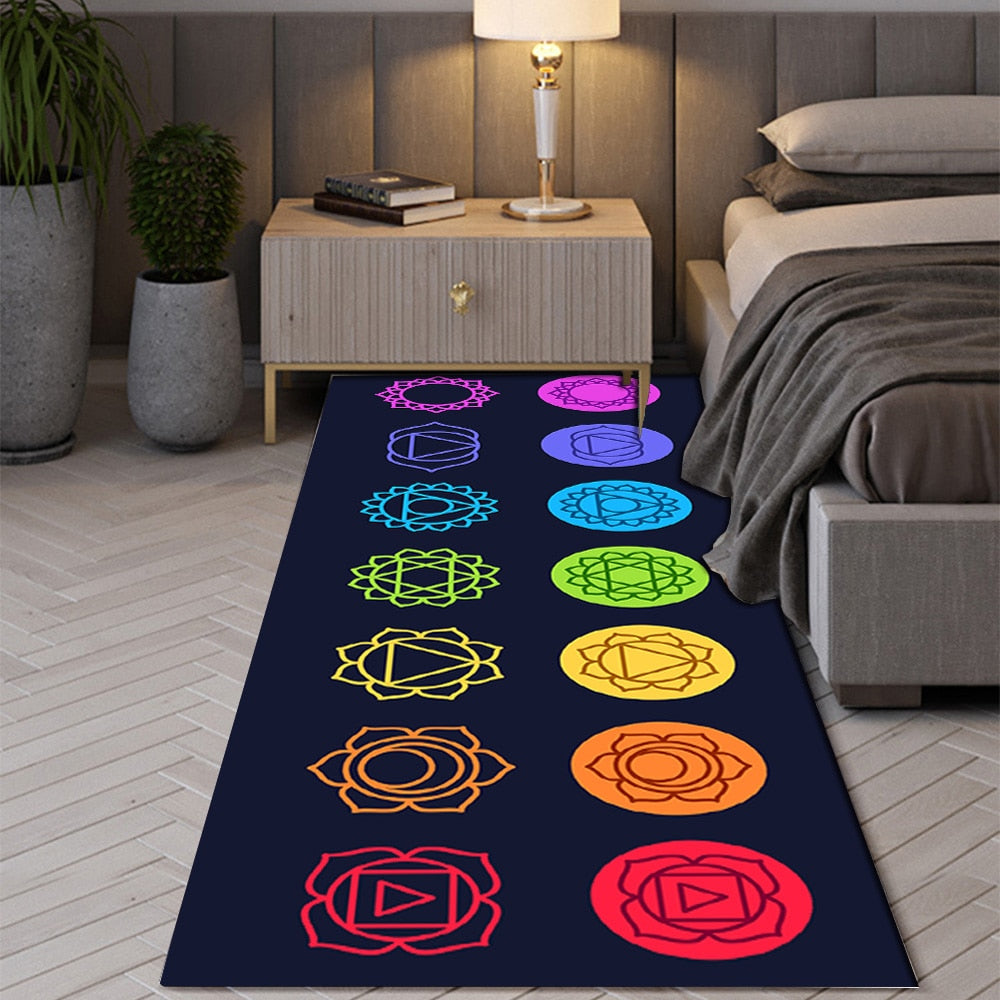 Rainbow Chakra Anti-slip Rug