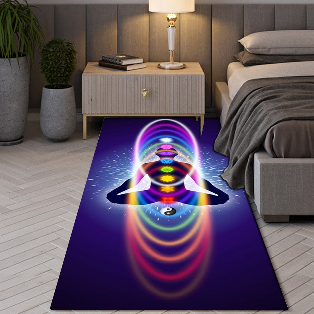 Bohemian Seven Chakras Anti-slip Rugs