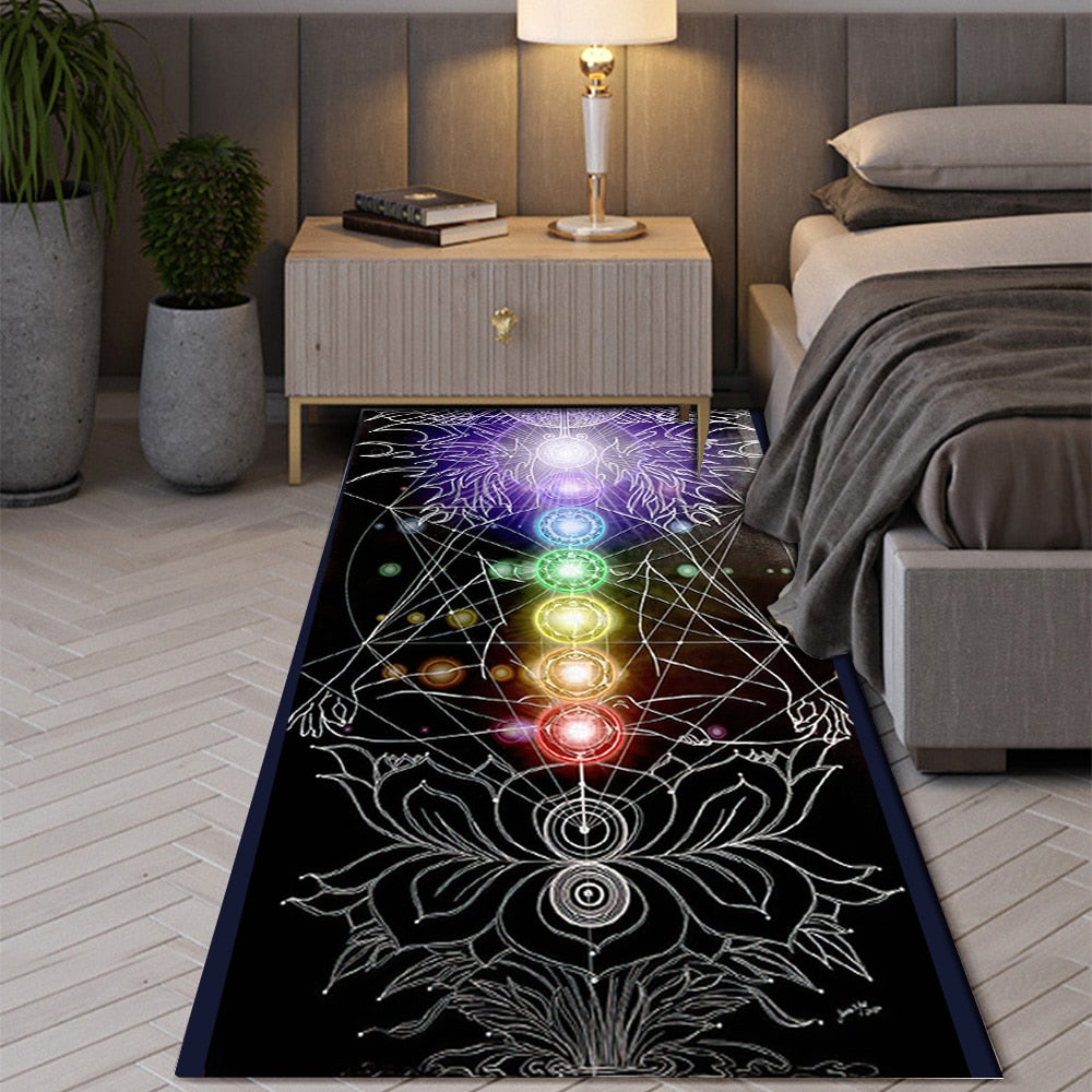 Bohemian Seven Chakras Anti-slip Rugs