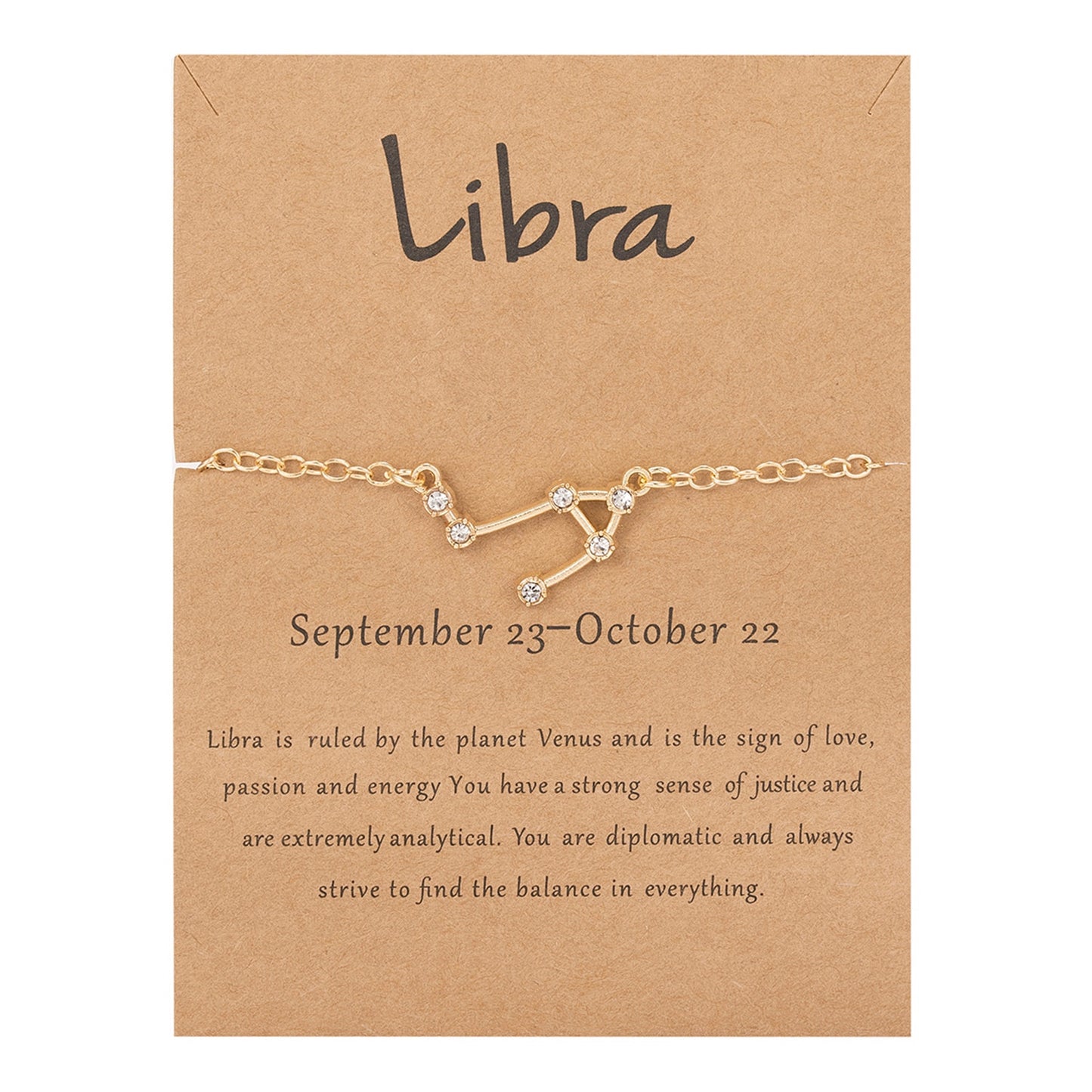 Zodiac Sign Constellation Bracelet