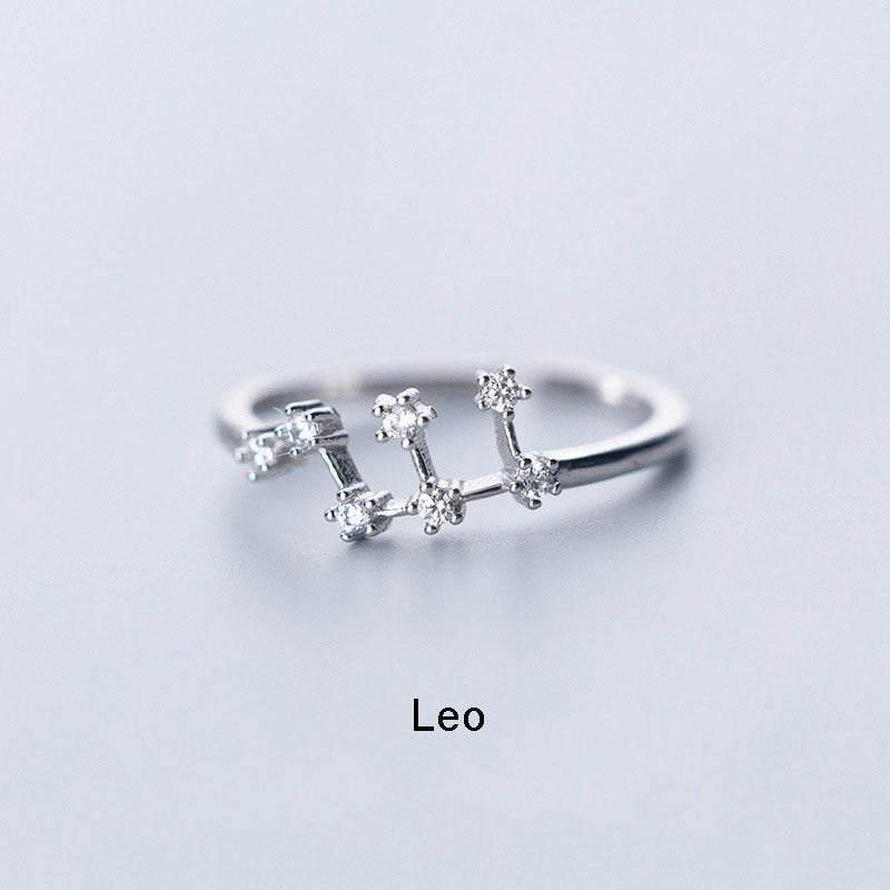 12 Constellation Zodiac Sign Ring