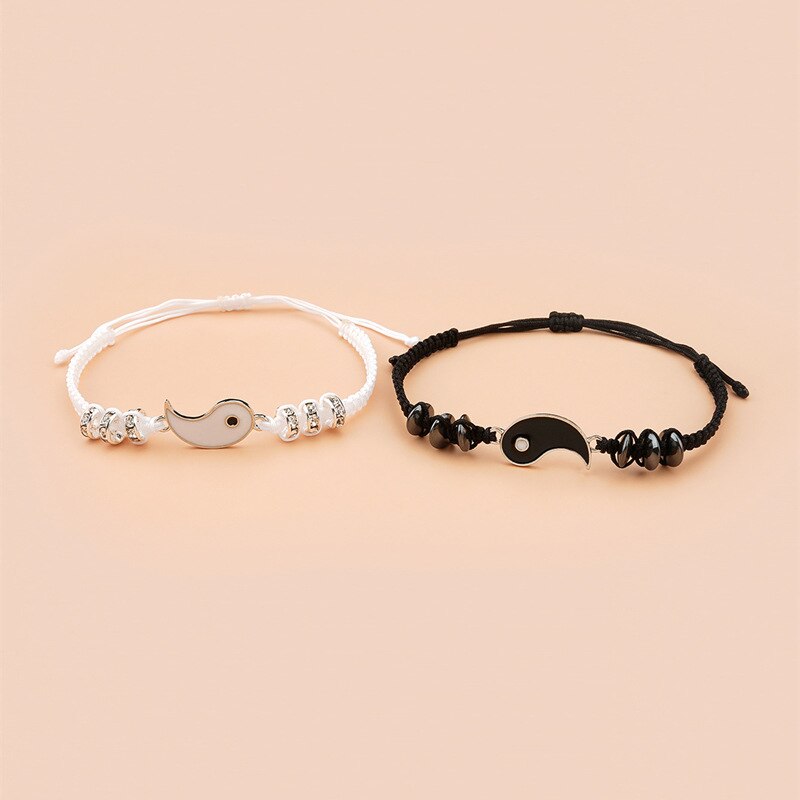 Adjustable Best Friends Couple Bracelets