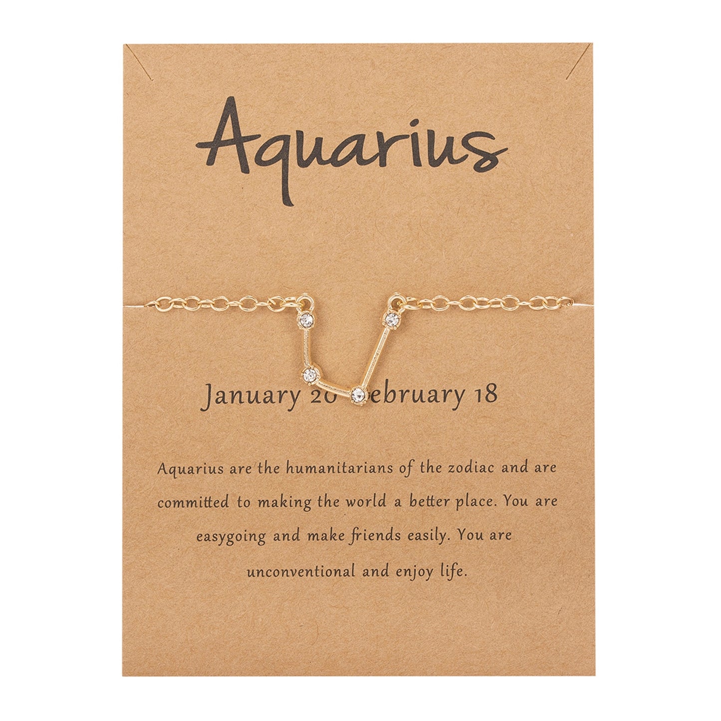 Zodiac Sign Constellation Bracelet