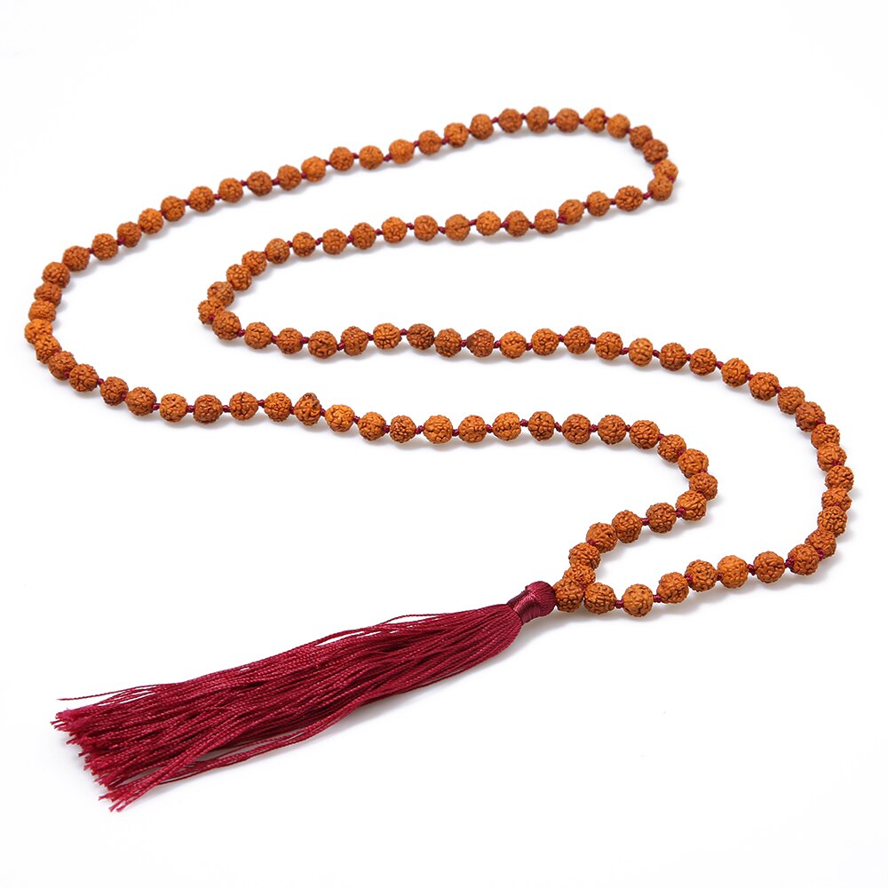 108 Japamala Beaded Meditation Necklace