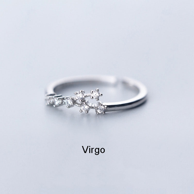 12 Constellation Zodiac Sign Ring