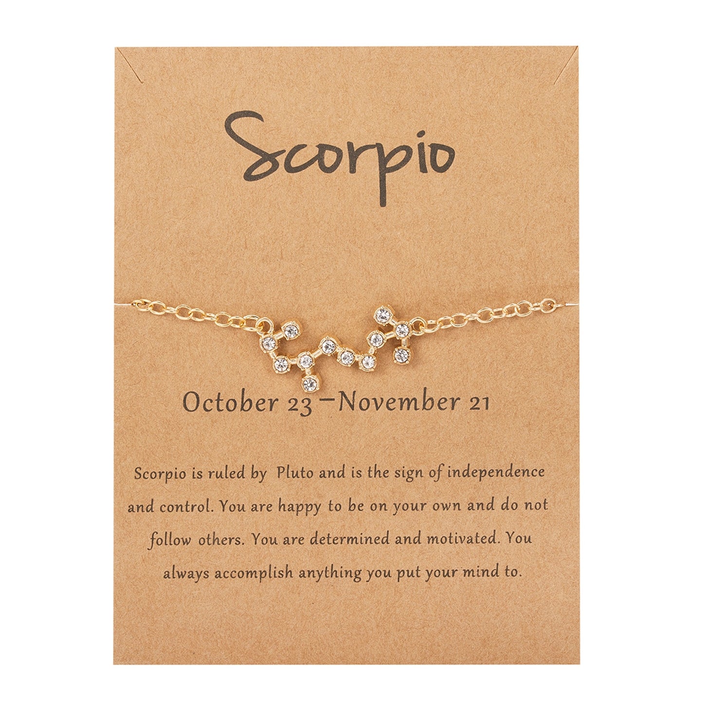 Zodiac Sign Constellation Bracelet