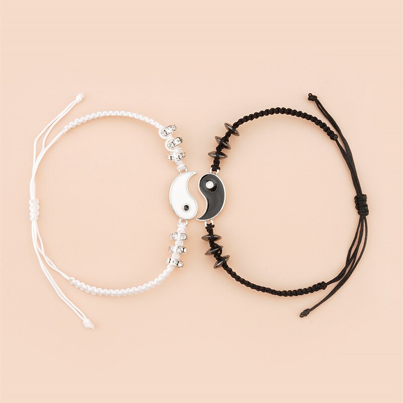 Adjustable Best Friends Couple Bracelets