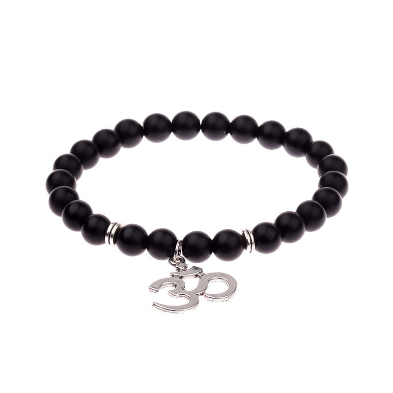 Buddha Bead Natural Stone Bracelet