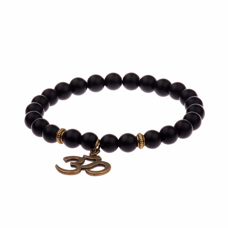 Buddha Bead Natural Stone Bracelet