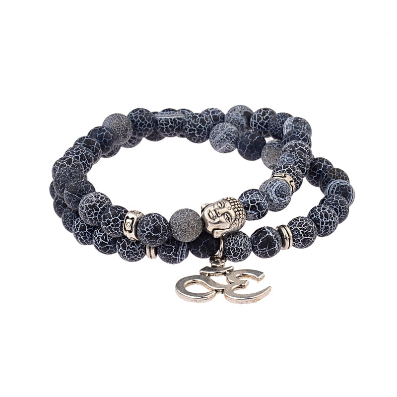 Buddha Bead Natural Stone Bracelet