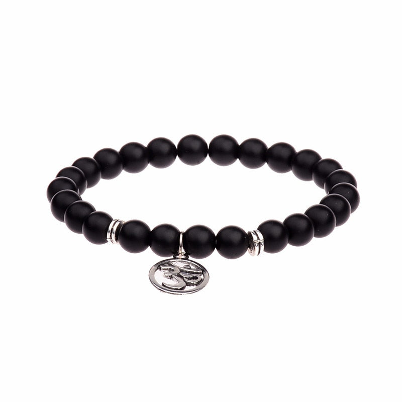 Buddha Bead Natural Stone Bracelet