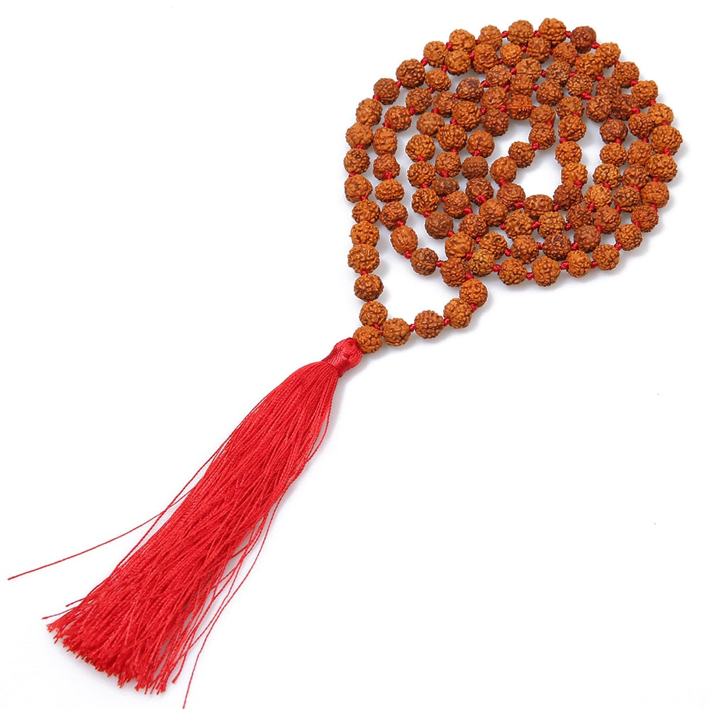 108 Japamala Beaded Meditation Necklace