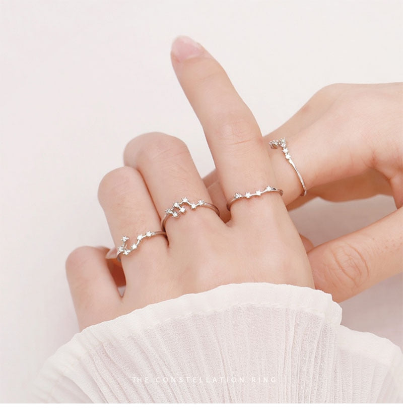 12 Constellation Zodiac Sign Ring