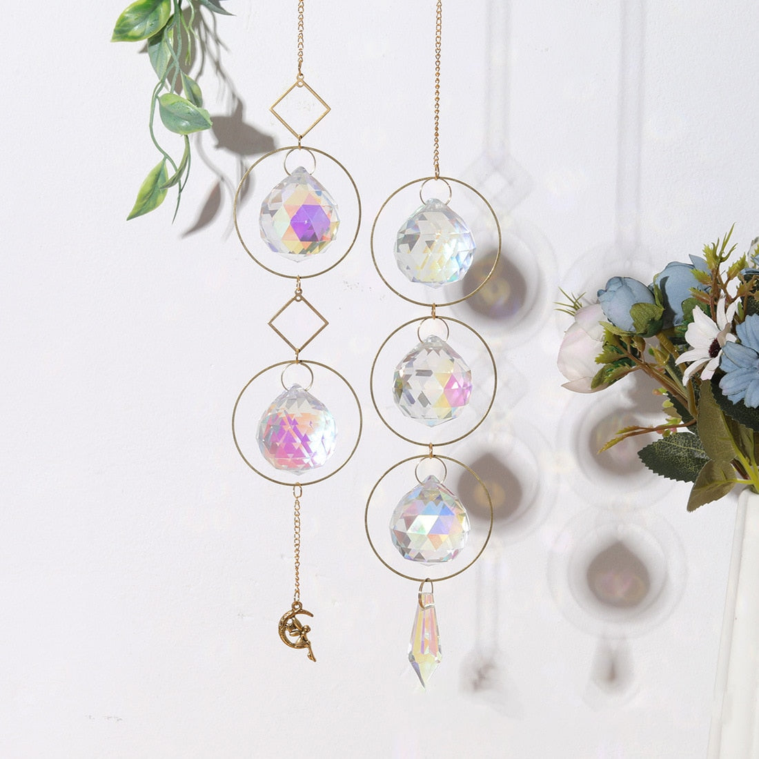 Hanging Crystal Prism Sun-catcher