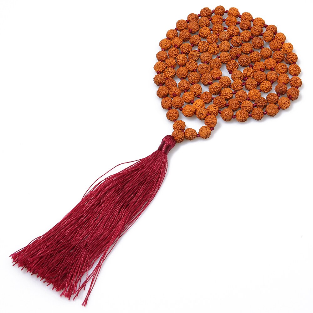 108 Japamala Beaded Meditation Necklace