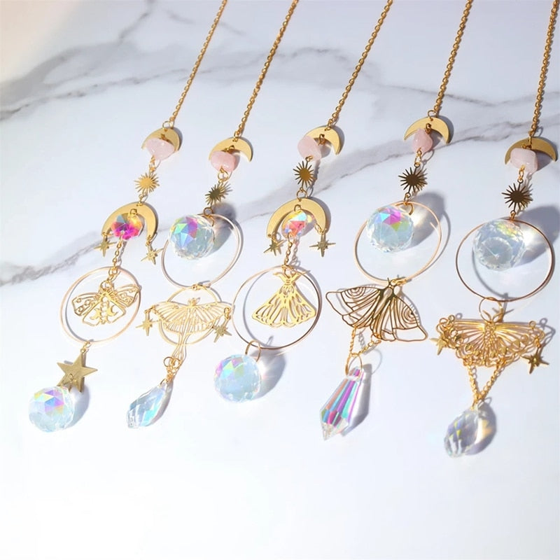 Crystals Suncatcher Wind Chimes