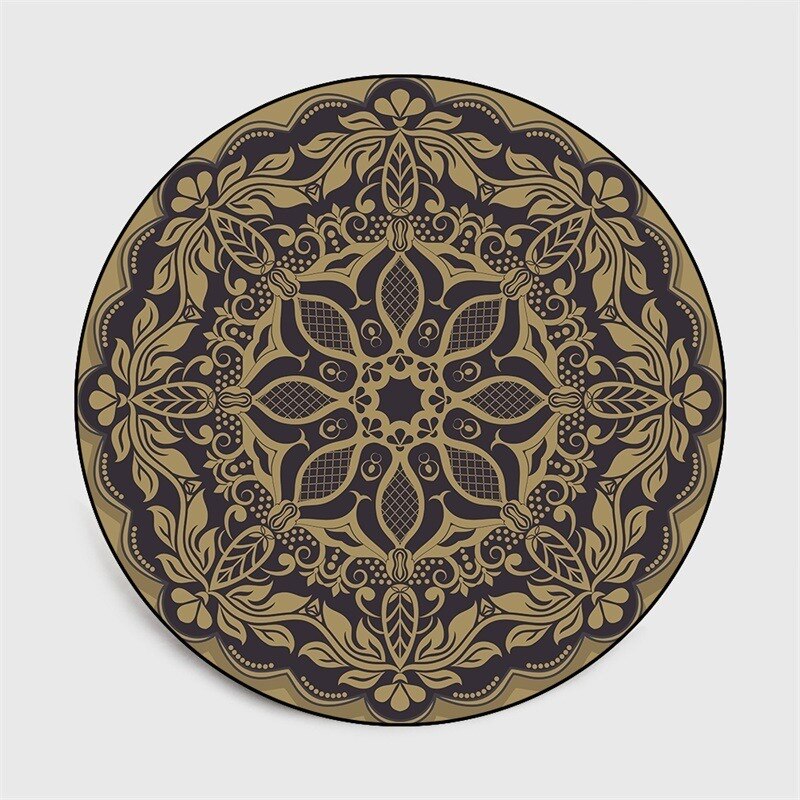 Bohemia Mandala Round Area Rug