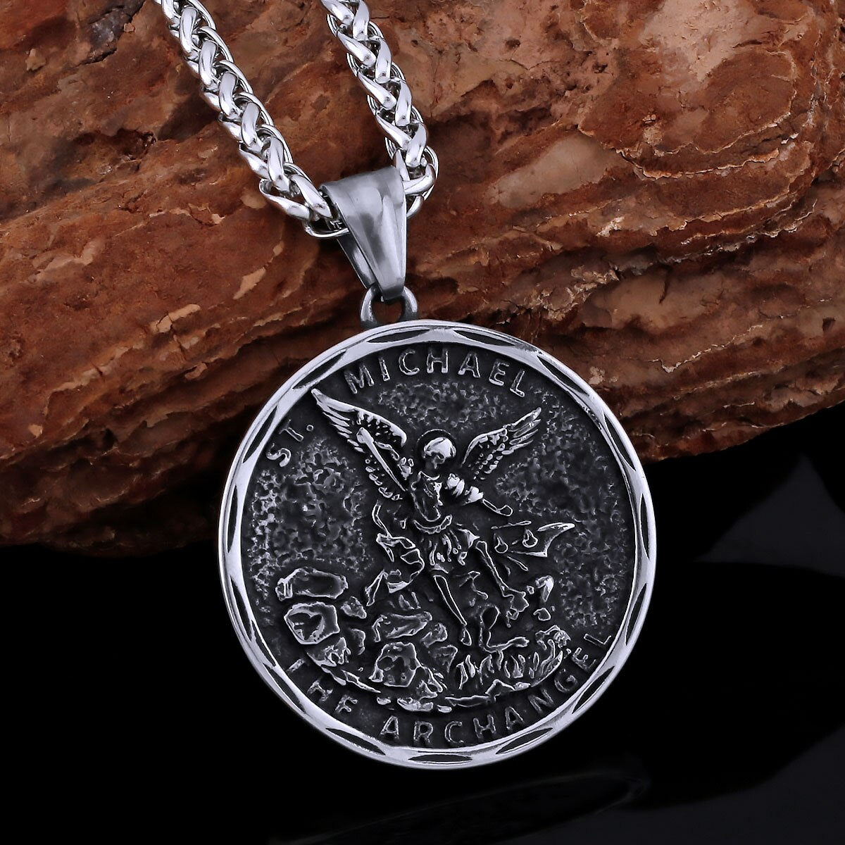 Archangels Warrior Shield Necklace