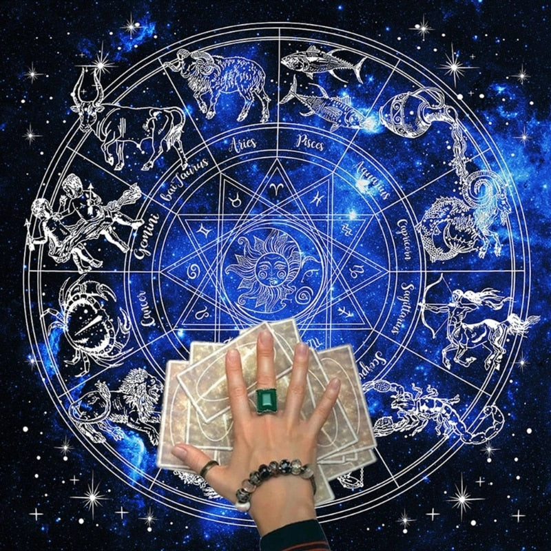 Zodiac Tarot Altar Cloth