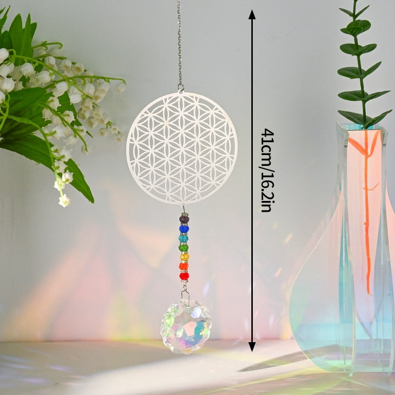 Crystals Suncatcher Wind Chimes