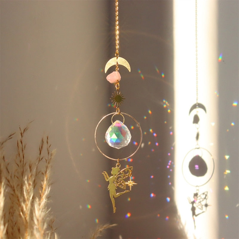 Crystals Suncatcher Wind Chimes