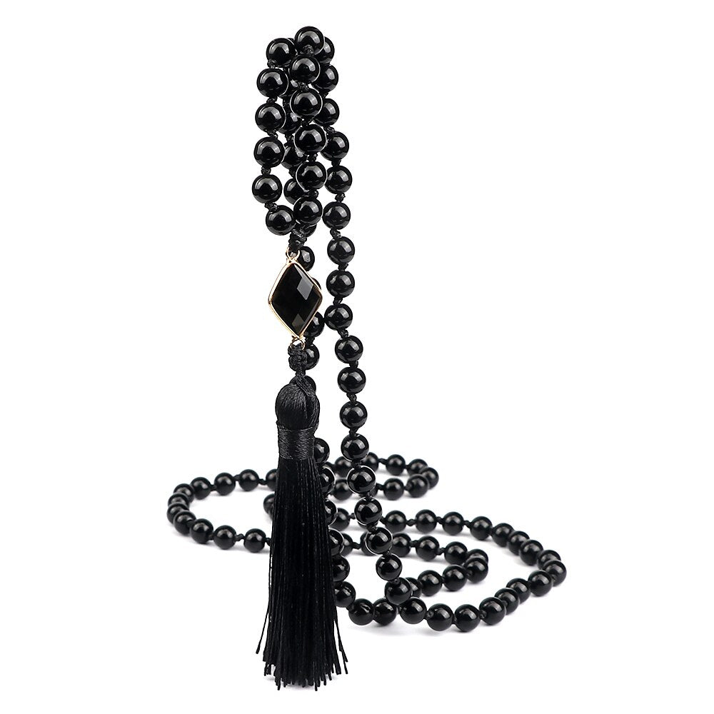 108 Japamala Beaded Meditation Necklace