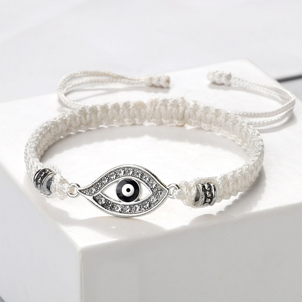 Black Evil Eye Braided Bracelet