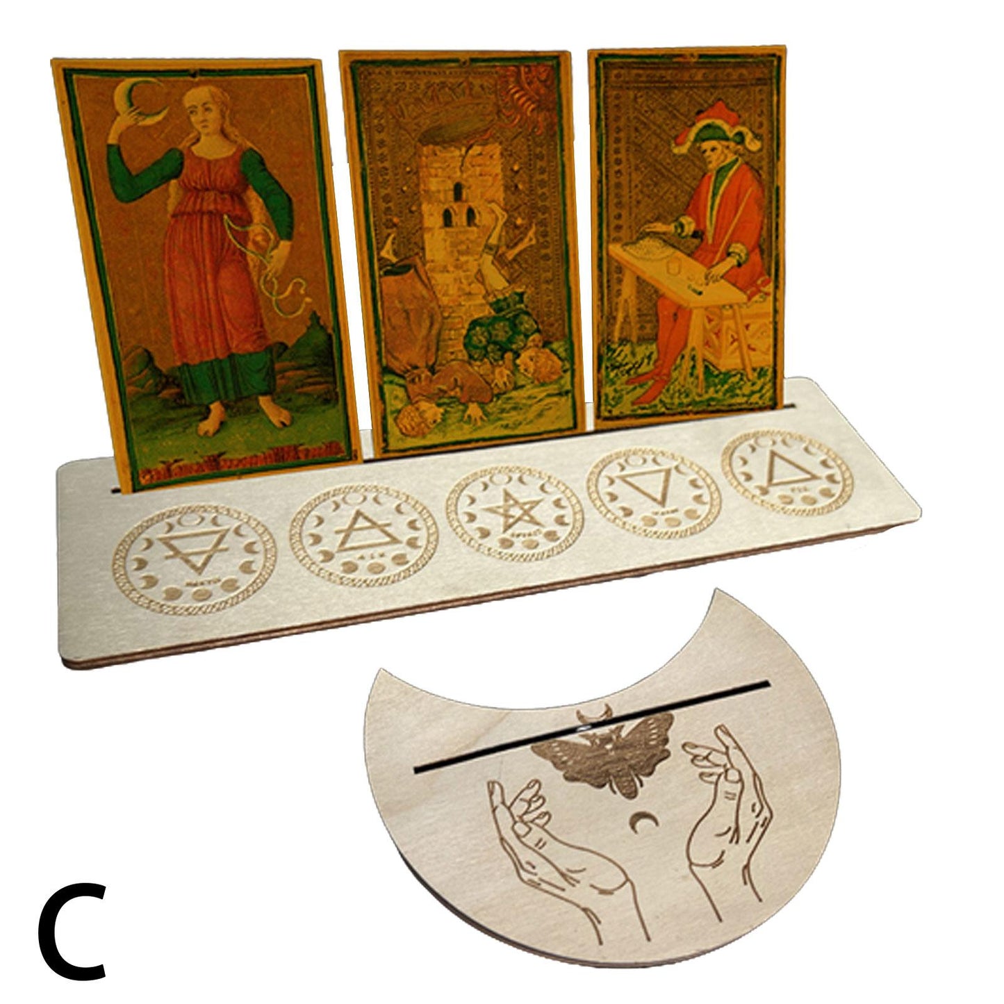 Wood Display For Tarot Cards