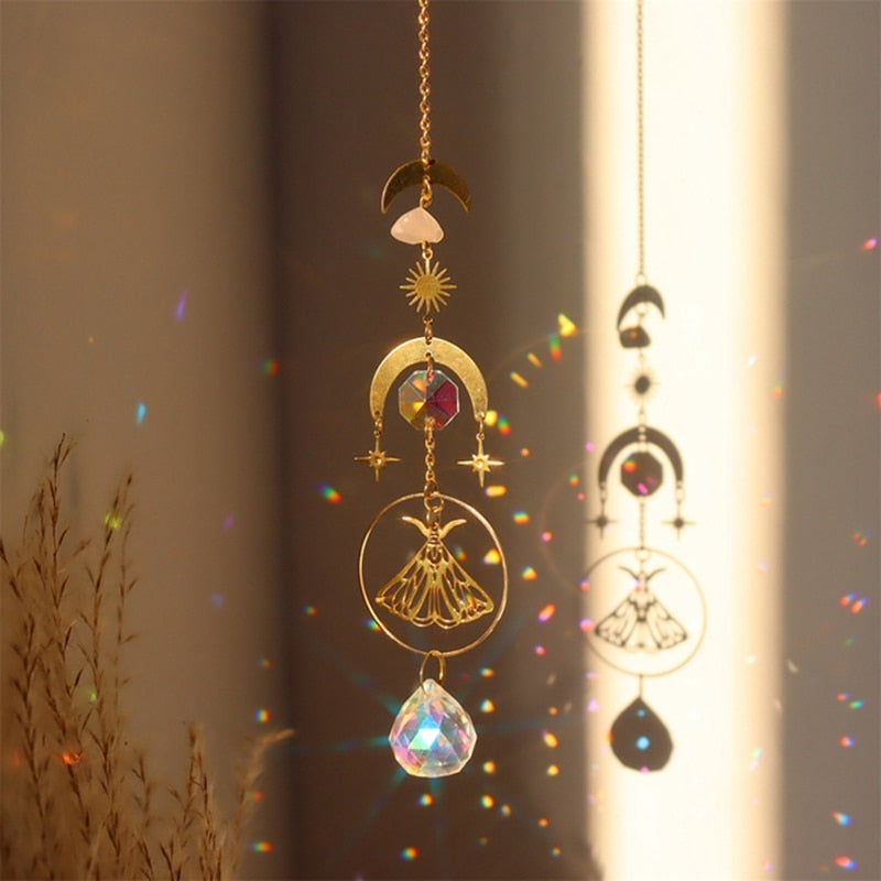 Crystals Suncatcher Wind Chimes