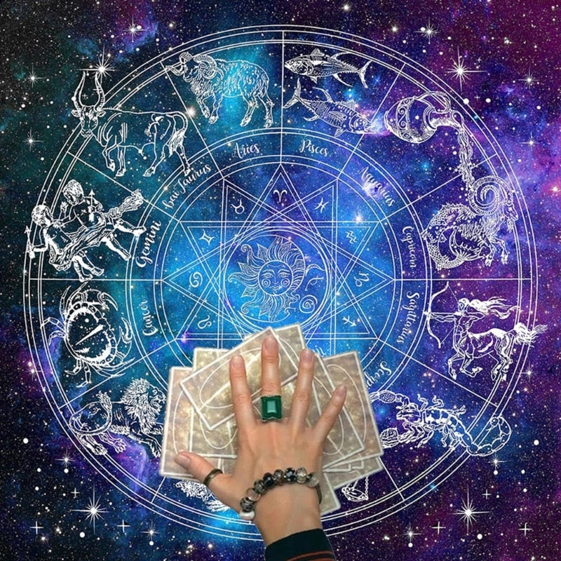 Zodiac Tarot Altar Cloth