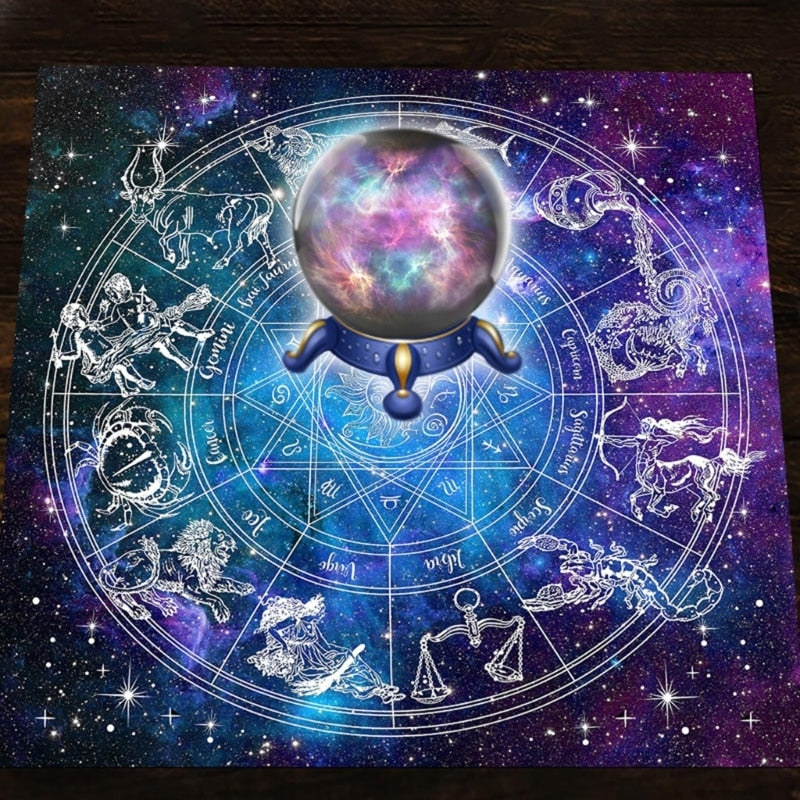 Zodiac Tarot Altar Cloth