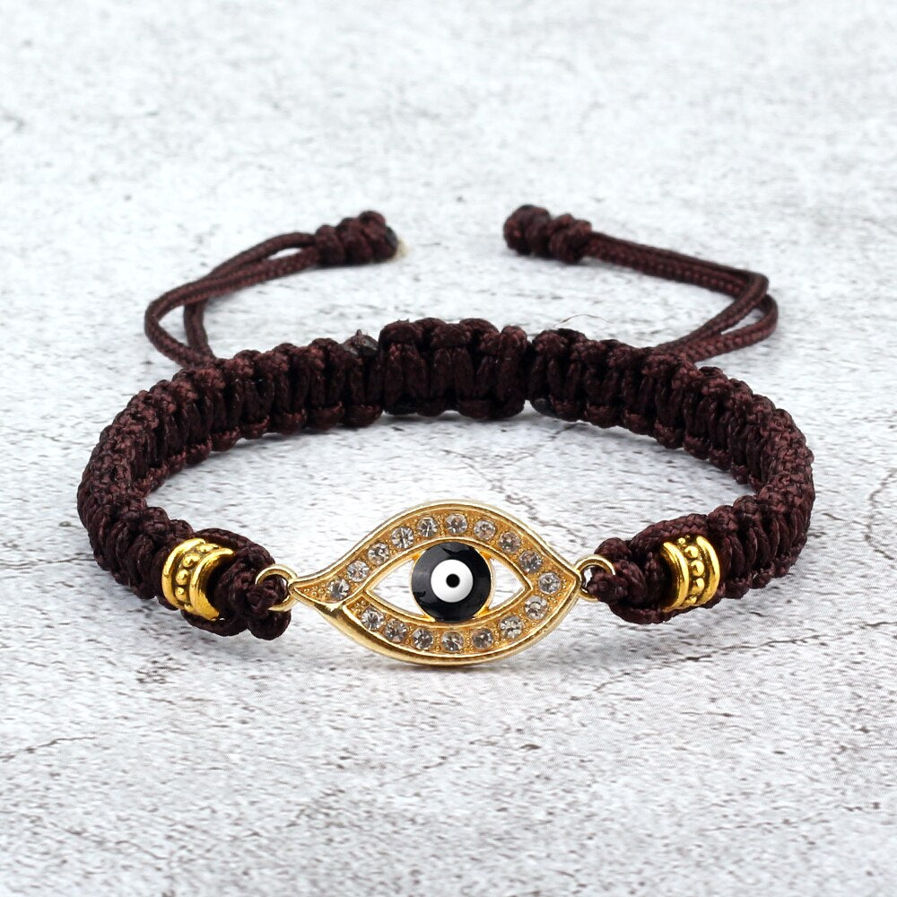 Black Evil Eye Braided Bracelet