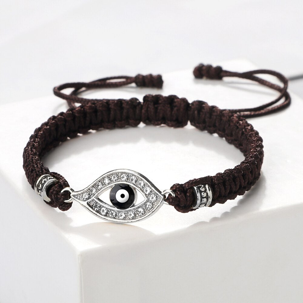 Black Evil Eye Braided Bracelet