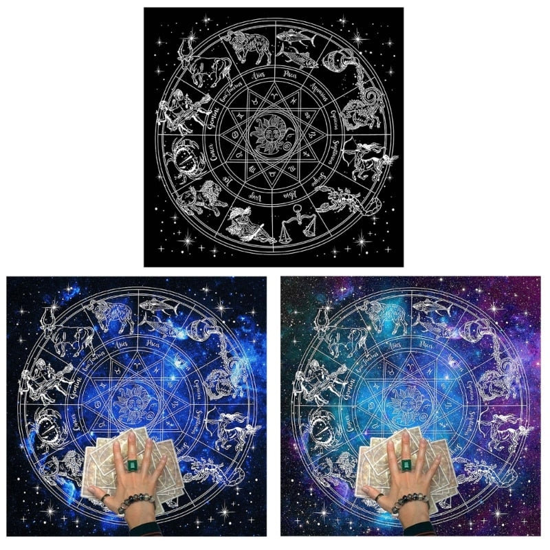 Zodiac Tarot Altar Cloth