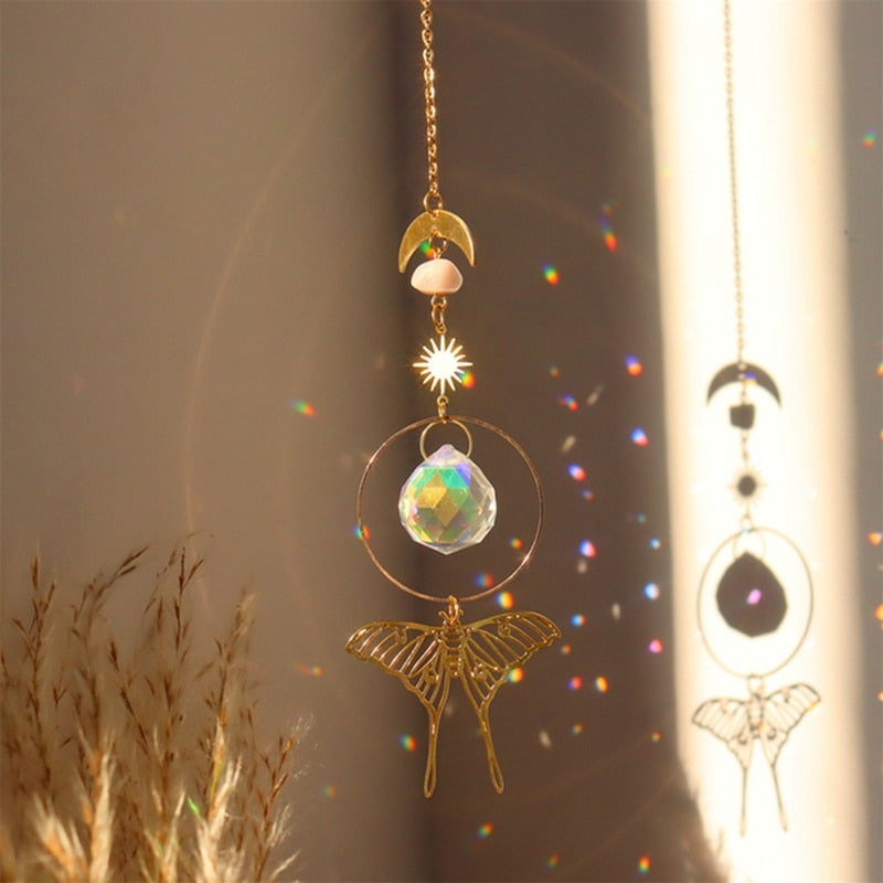 Crystals Suncatcher Wind Chimes