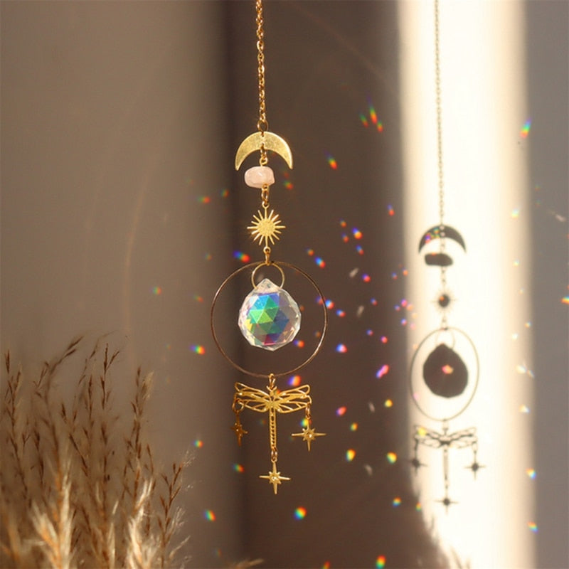 Crystals Suncatcher Wind Chimes