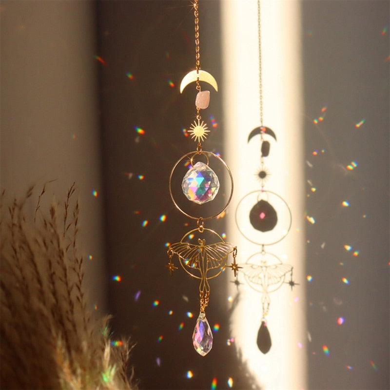 Crystals Suncatcher Wind Chimes