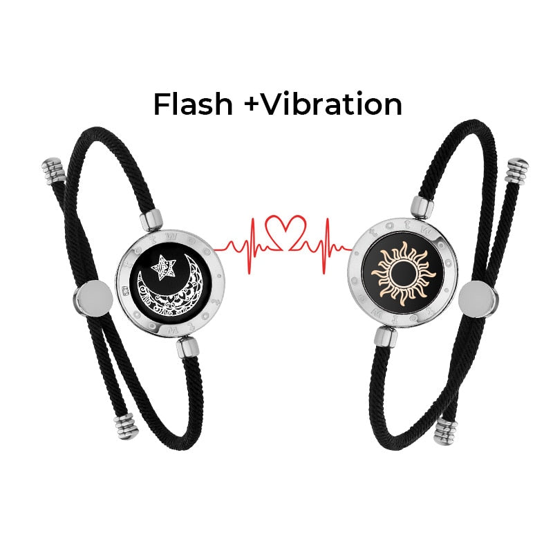 Long Distance Light up Touch Bracelets for Couples