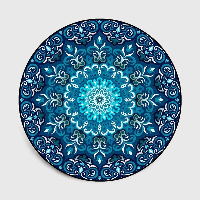 Bohemia Mandala Round Area Rug