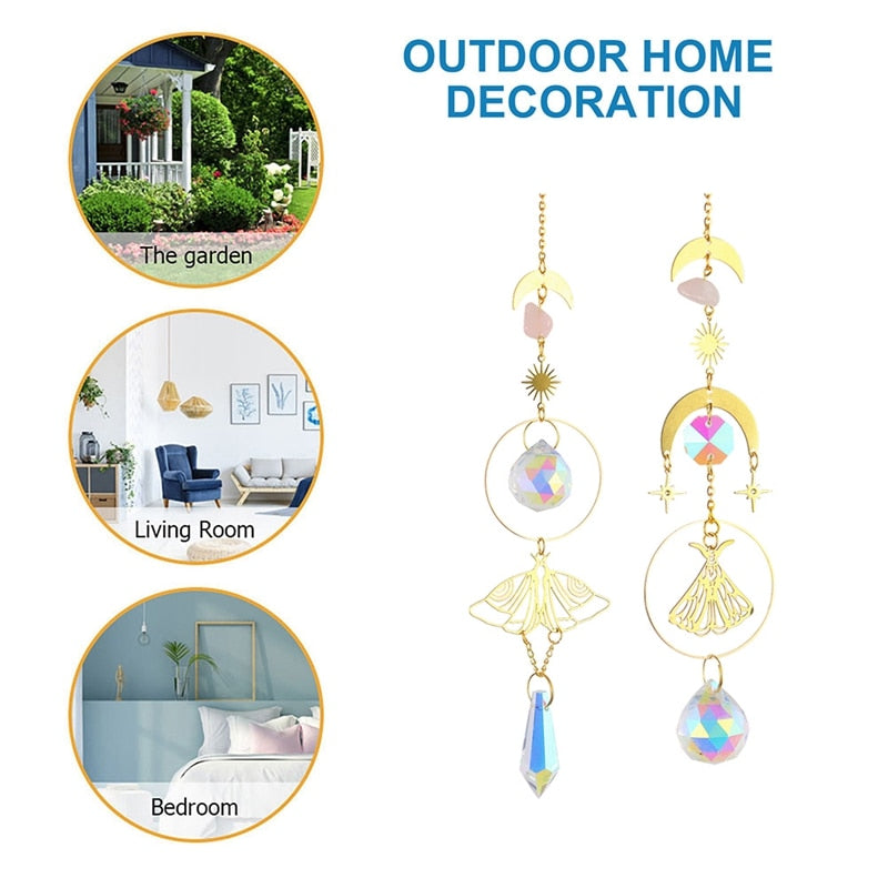 Crystals Suncatcher Wind Chimes