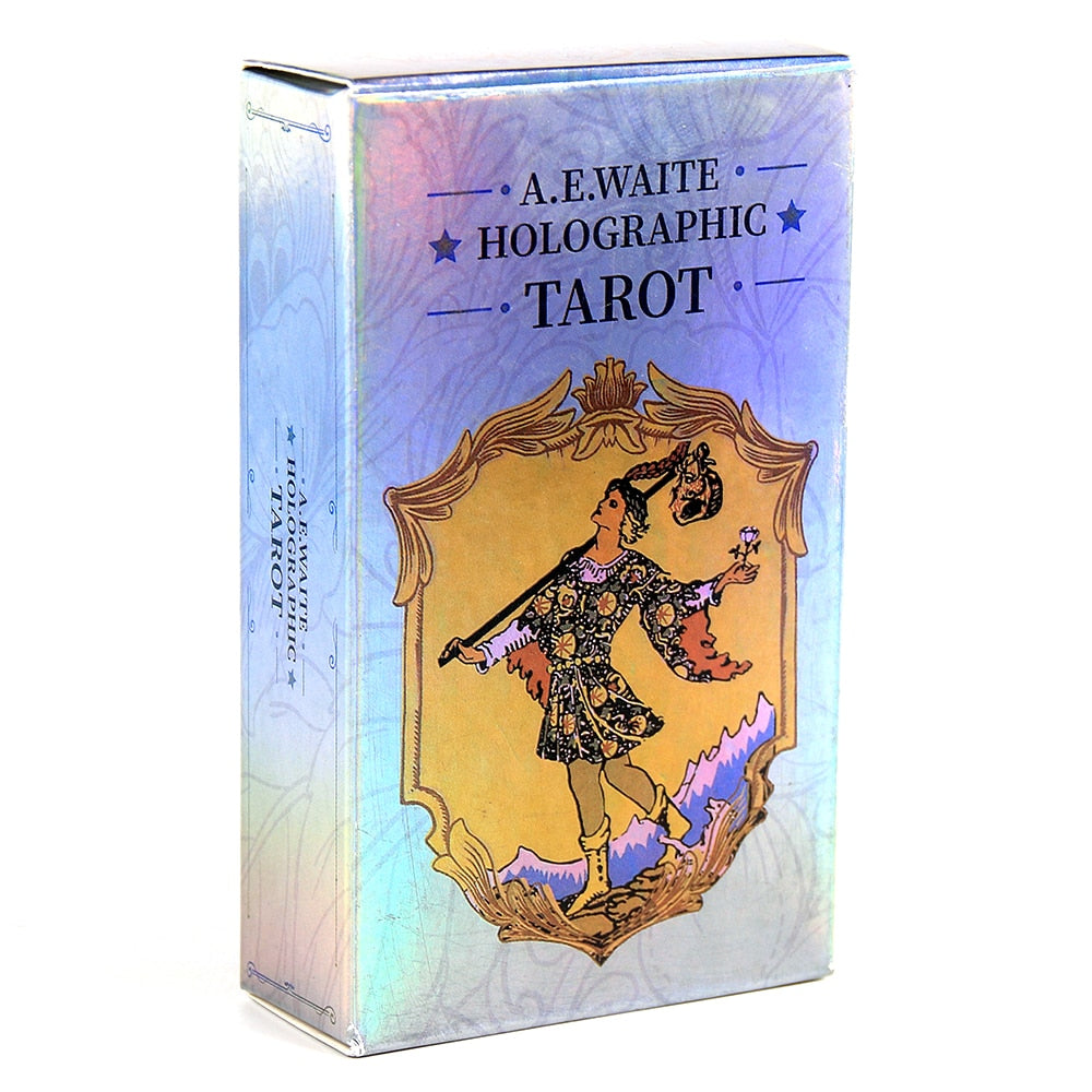 A.E. Waite Holographic Rainbow Tarot Cards