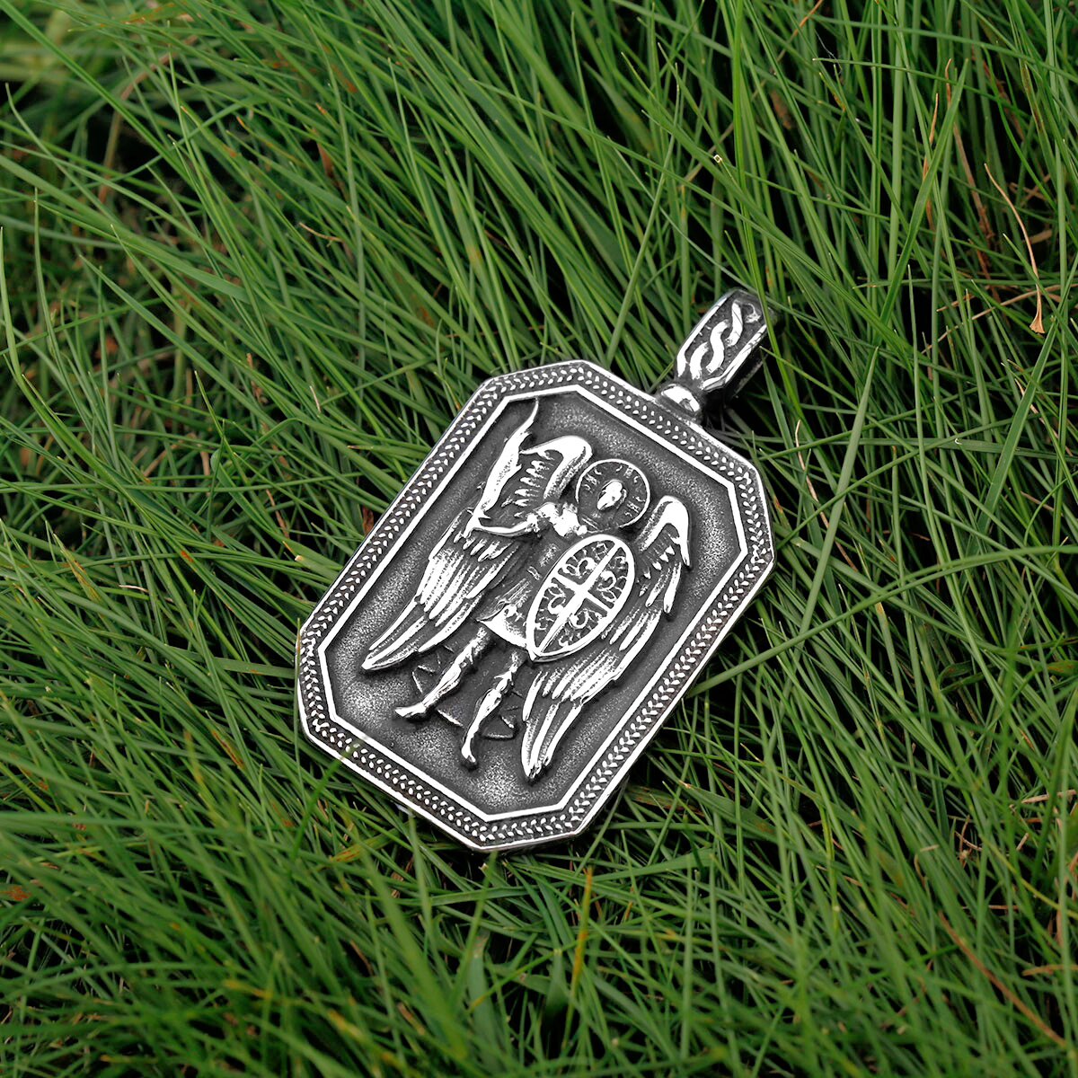 Archangels Warrior Shield Necklace