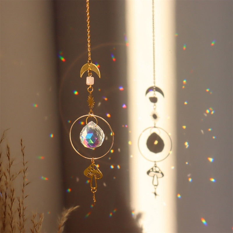 Crystals Suncatcher Wind Chimes