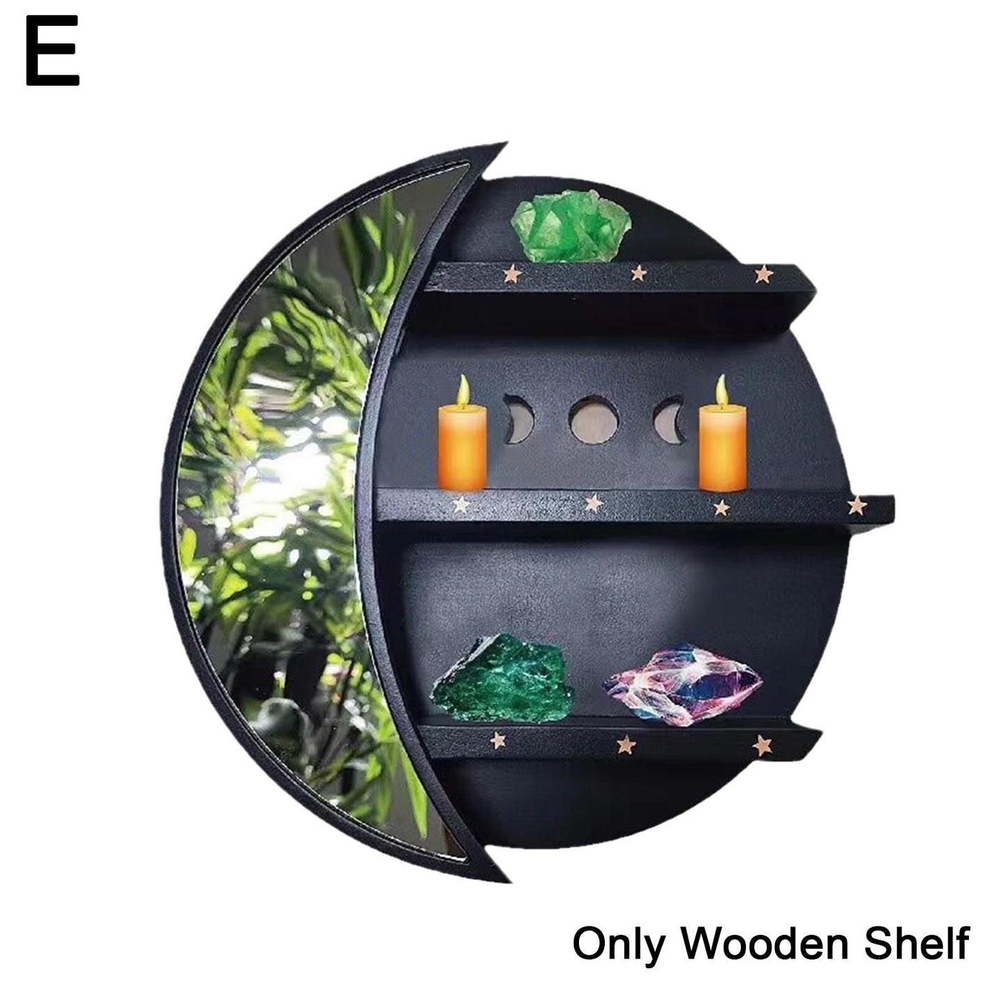 Crystal Wood Shelf