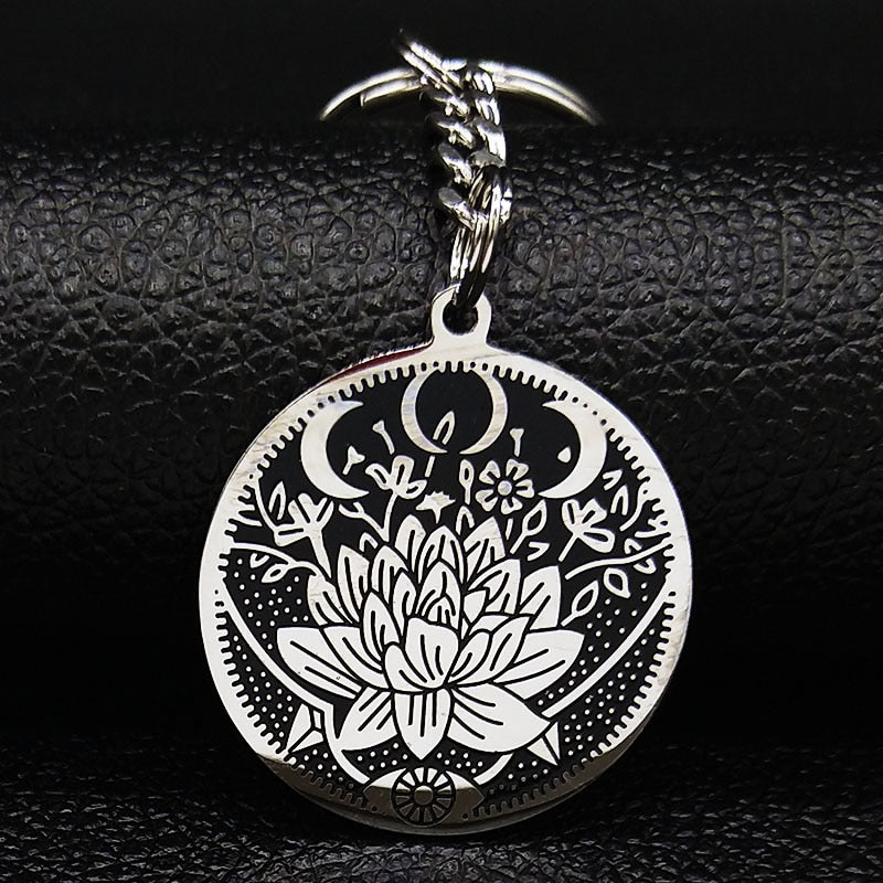 Stainless Steel Spiritual Pendant Necklace