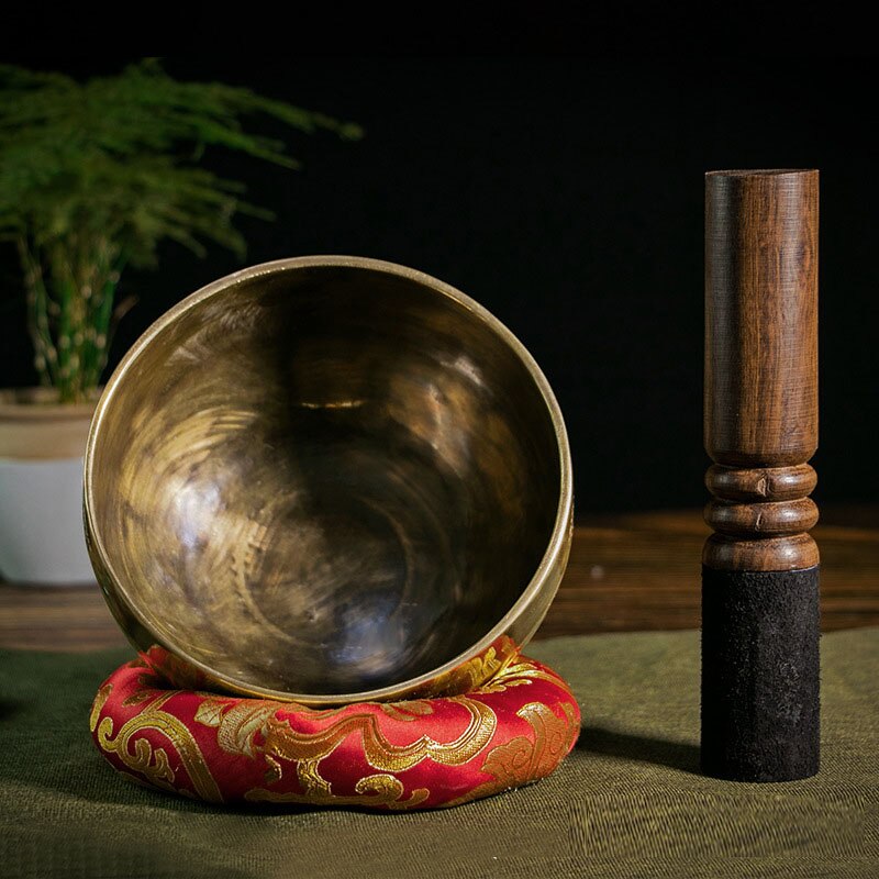 Handmade Tibetan Full Moon Singing Bowl