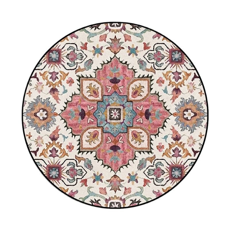 Bohemia Mandala Round Area Rug